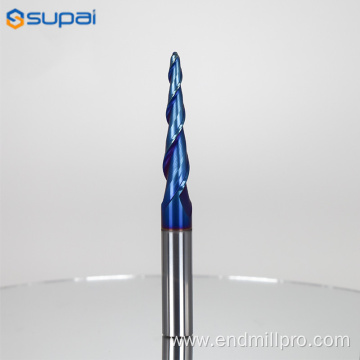 Solid Carbide Tapered Degree End Mill for Steel